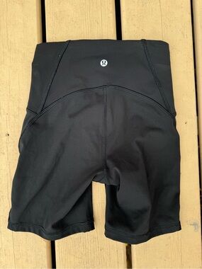 lululemon athletica Black High-Waist Bike Shorts
